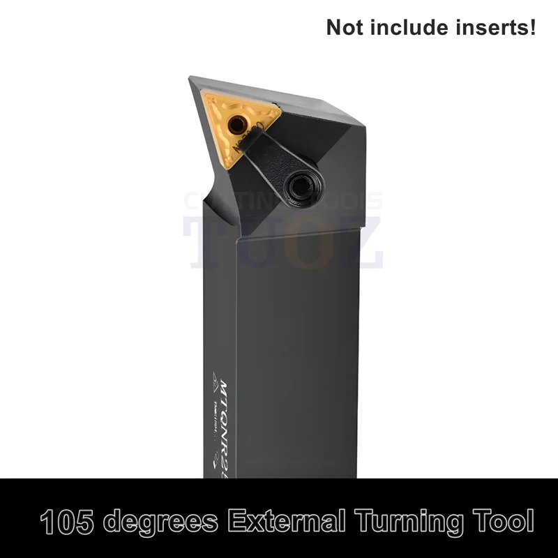 TUOZ MTQNR MTQNL 105도 외부 선삭 공구 1616H12 2020K12 2525M12 Cnc 홀더 선반 커터 생크 TNMG1604 인서트