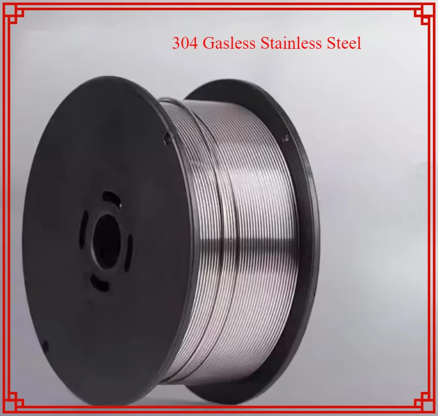New 1KG Spool Mig Welding Wire ER201 ER304 Gasless Stainless Steel 0.8mm 1.0mm