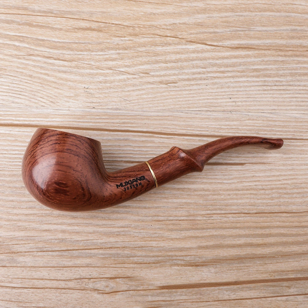 

Rosewood Pipes 2 Use Tobacco Pipe Smoking Accessory Bender Indoor or Outdoor Use With 9mm Activated Carbon Filters