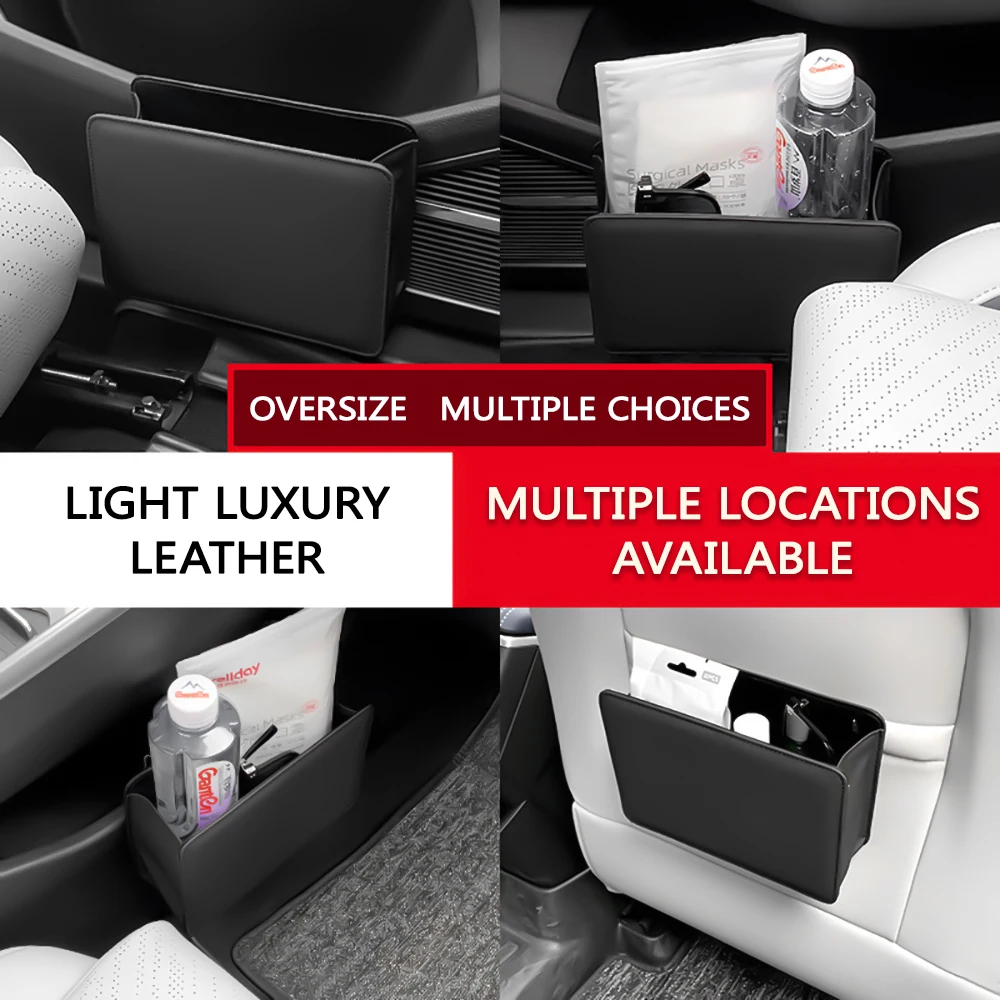 Car Trash Can Car Door Storage Box Foldable Seat Back Hanging Storage Bag Box accessories Interior Products car trash can,car storage bag