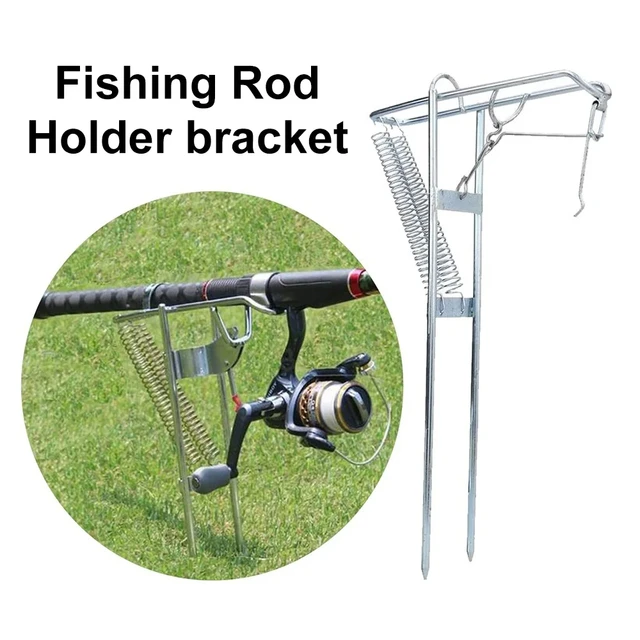 Fishing Rod Ground Holder Base Downhill Automatic Cane Support Stand Fish  Pole Folding Holder Suitable Lakes Pond River Stream - AliExpress