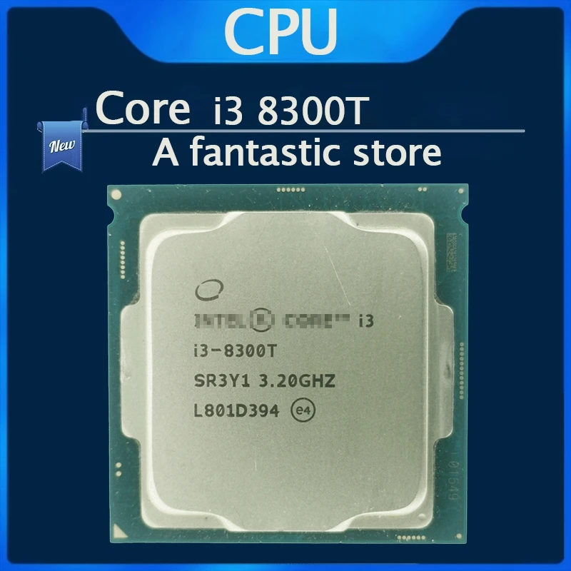 

Used Intel Core i3 8300T i3-8300T 3.2GHz Quad-cores Four-threaded 8M 35W LGA 1151 CPU Processor