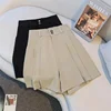 Slimming High Waist Wide Leg Pants Women's Summer Fashion Outerwear Shorts Loose Fit Trousers Cover up Casual Short Pants