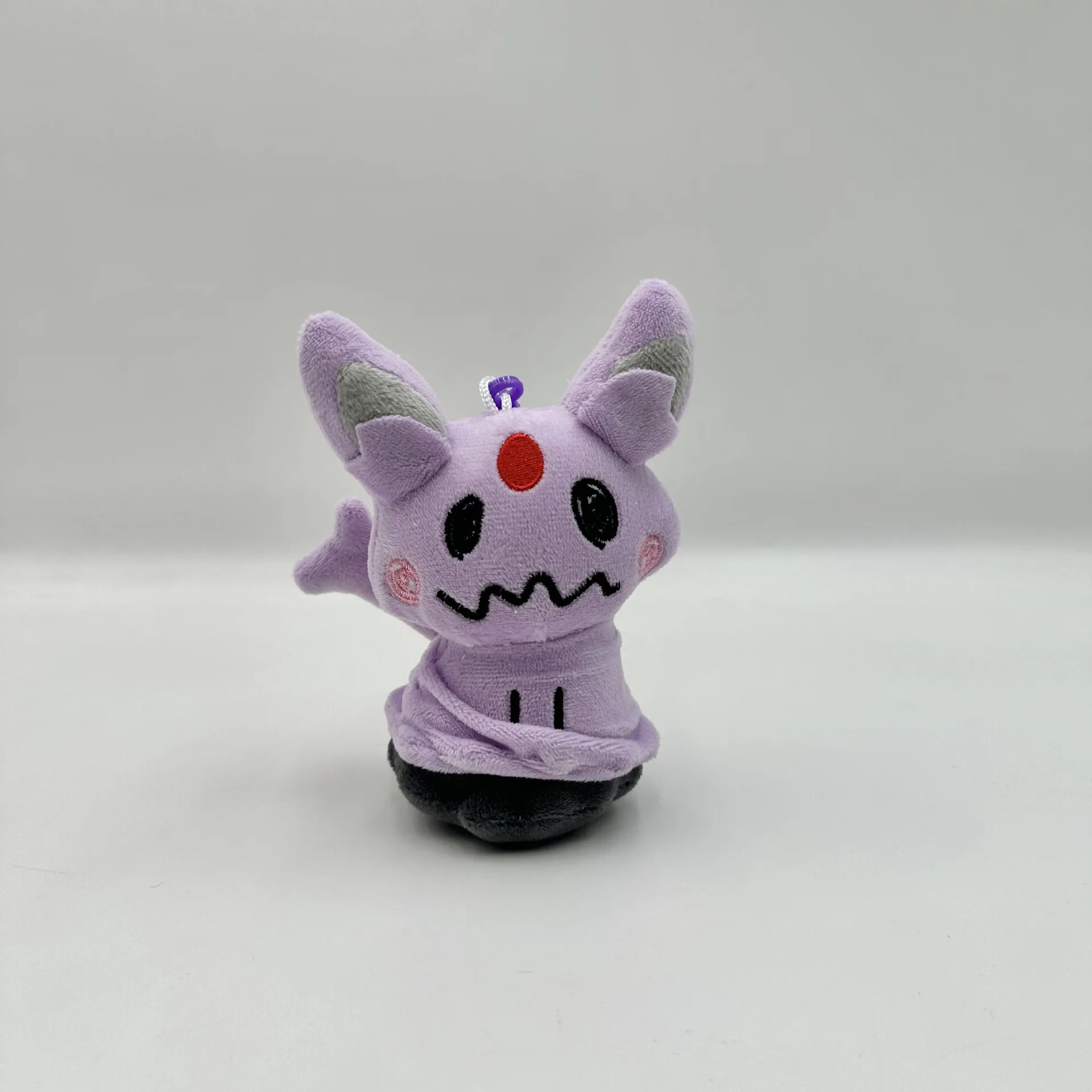 10pcs/lot Pokemon Plush Keychain Set Mimikyu Leafeon Jolteon Vaporeon Sylveon Umbreon Eevee Espeon Pendant Keyring Gift