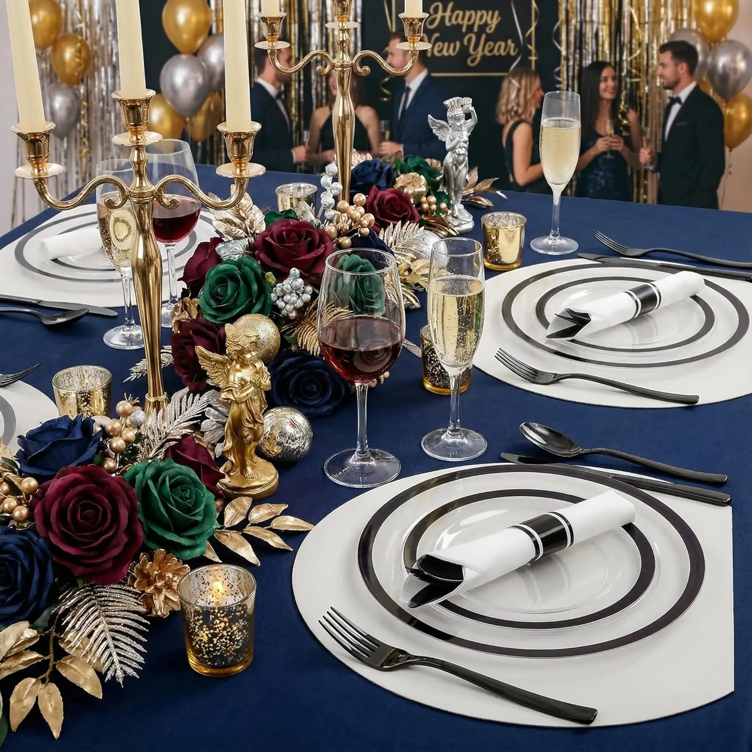 350PCS Party Dinnerware Set 3