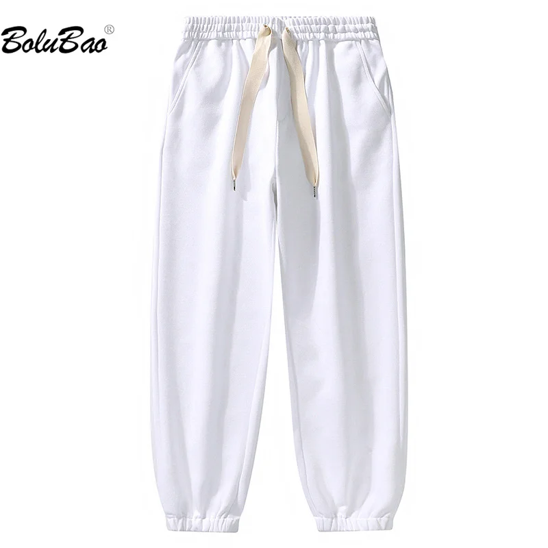 

BOLUBAO 2023 Outdoor Casual Pants For Men Pure Cotton Slim-Fit Trend Corset Pants High Quality Design Outdoor Casual Pants Men