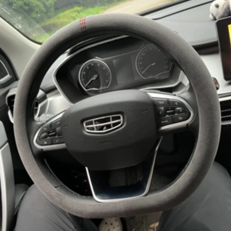 

Замшевый чехол на руль для Geely Emgrand GS Borui EV Borui GL Borui X6 Borui, аксессуары для интерьера автомобиля