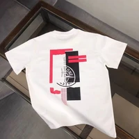 T-shirt imprimé surdimensionné de marque de luxe haut de gamme, tendance mode, décontracté, en coton, à manches courtes, streetwear, tee-shirt graphique pour l'été 2