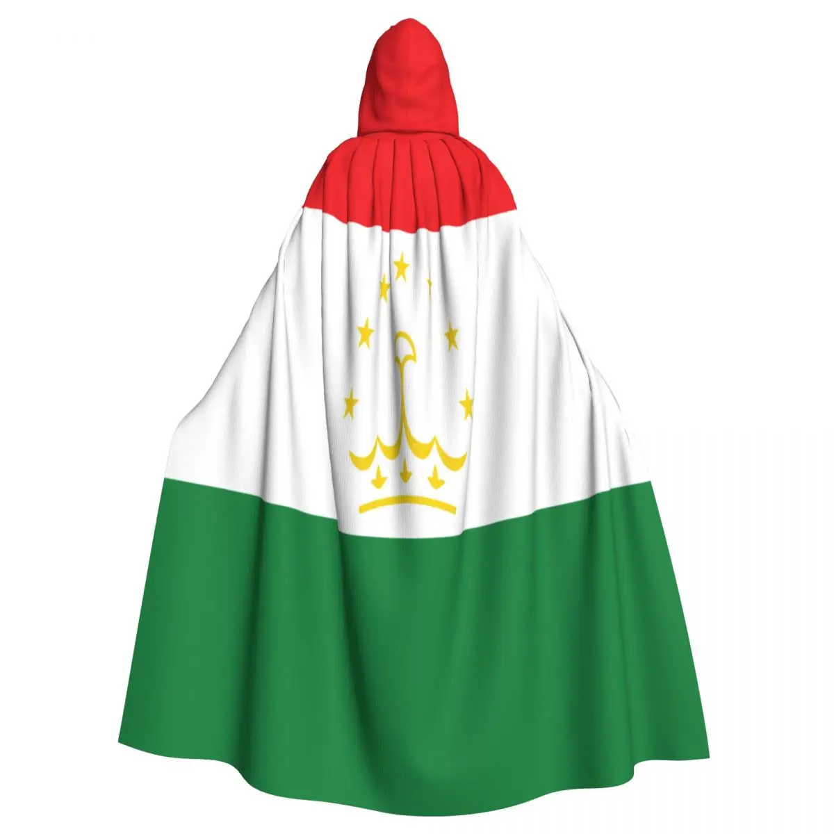 

Unisex Witch Party Reversible Hooded Adult Vampires Cape Cloak Tajikistan Flag
