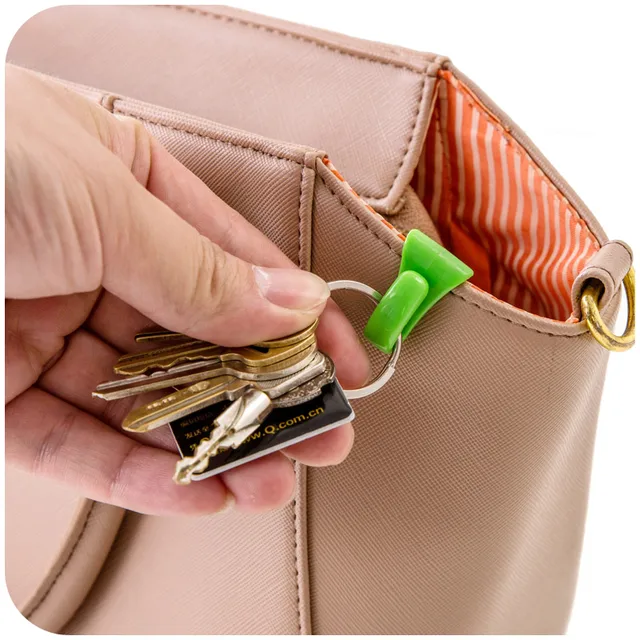 2Db Praktikus Anti-Lost Táskahorogkulcs-Klipek Kulcs Tartó Beépített Táska Belső Mappa Az Egyszerű Hordozáshoz - Image 4