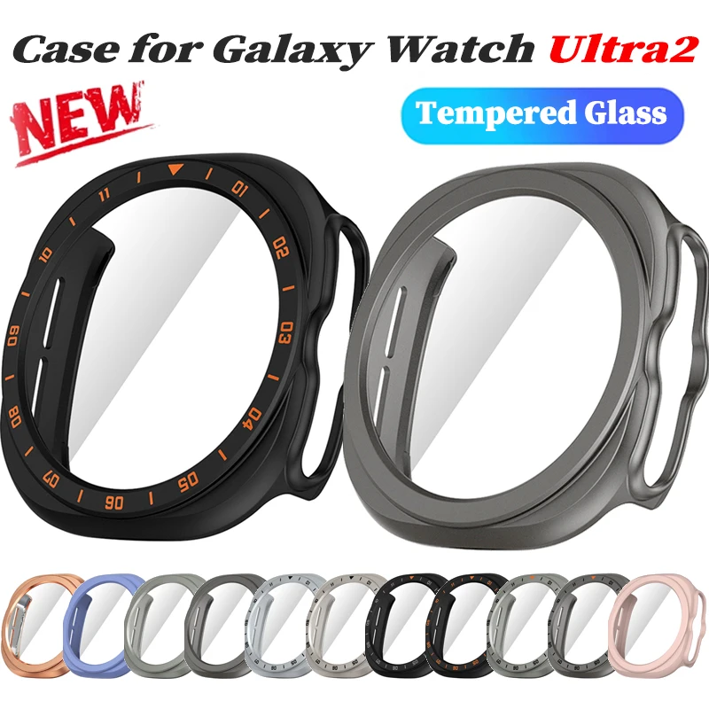 Galaxy Watch Ultra2 47mm Hard Case with Tempered Glass Screen Protector