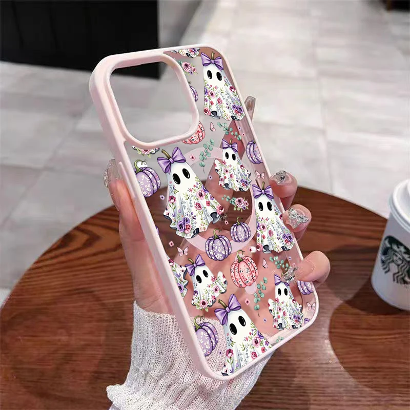 Magnetic Halloween Floral Phone Case Cover