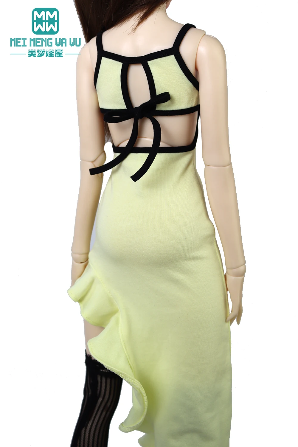 Fits BJD Doll Clothes 60cm 1/3 1/4 MSD DD SD Stylish fishtail slip dress Girl's Gift