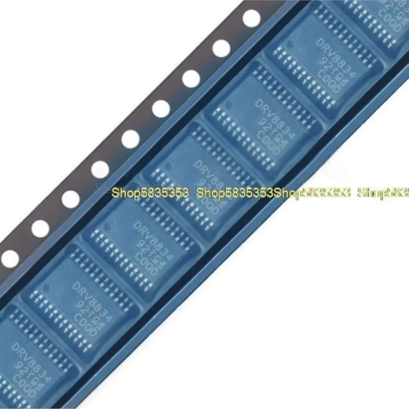 

20-100pcsNew DRV8834 DRV8834PWPR HTSSOP-24 dual H-bridge чип драйвера шагового двигателя