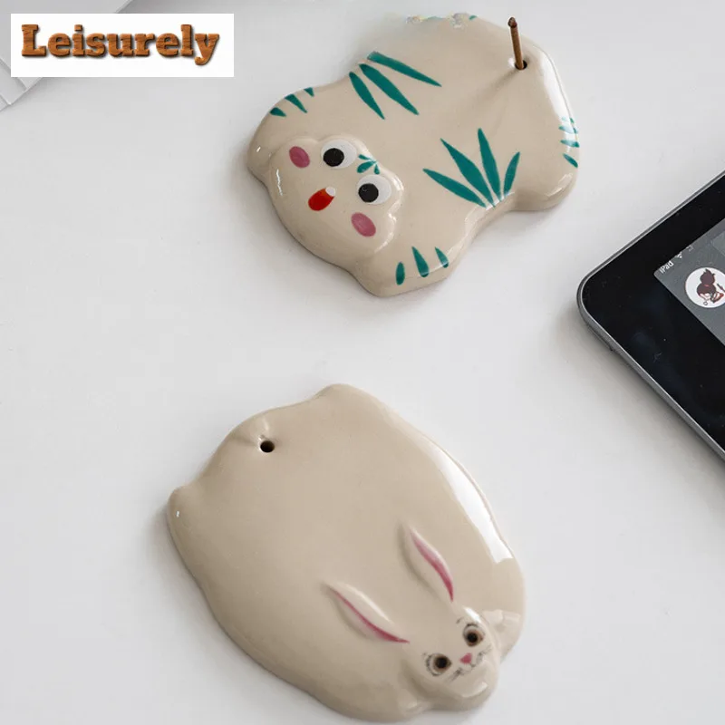 Cute Animal Incense Holder Mist Smoking Steamers Incense Burners Consecrate Smell Distributor Censer Yoga Supplies Collection