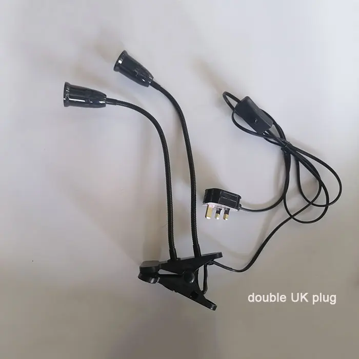 Tanie Ue US Plug 360 stopni elastyczny uchwyt lampy biurko E27 sklep