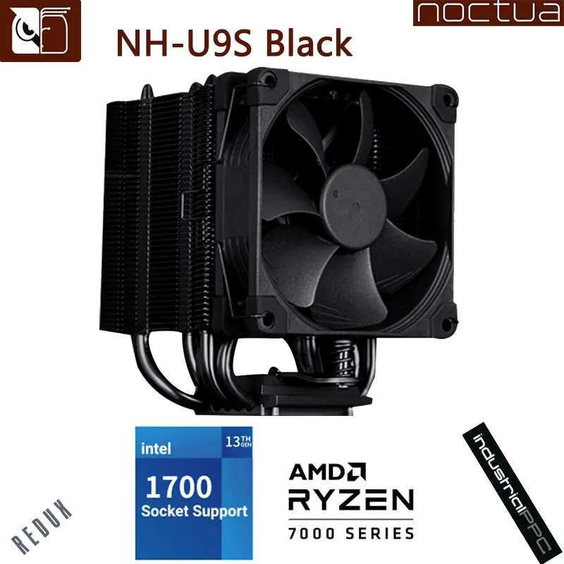 

Noctua NH-U9S Chromax.Black Tower CPU Cooler 5 Heat Pipe NF-A9 120mm PWM Fan Silence CPU Cooling Fan For LGA1700 115X AMD AM5