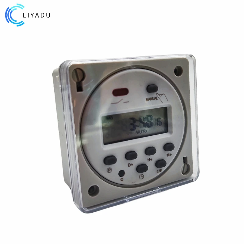 CN101A 12V/24V/110V/220V  Single and double countdown micro cycle time control switch timer controller min control 16A 5