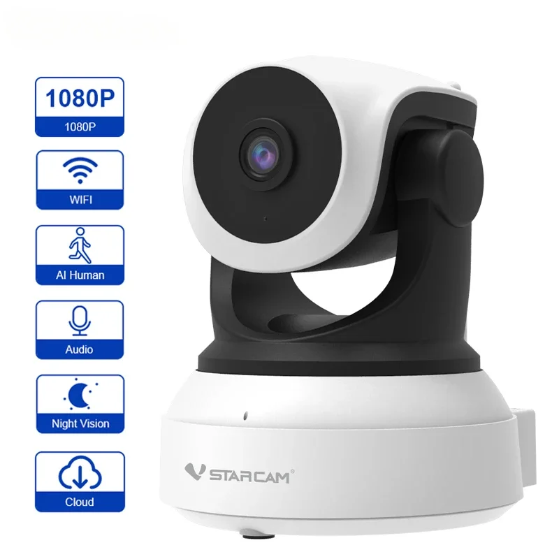 

Vstarcam HD 1080P IP Camera indoor Wireless Wifi Security Cameras Night Vision AI Human Detection Home Security Baby Monitor