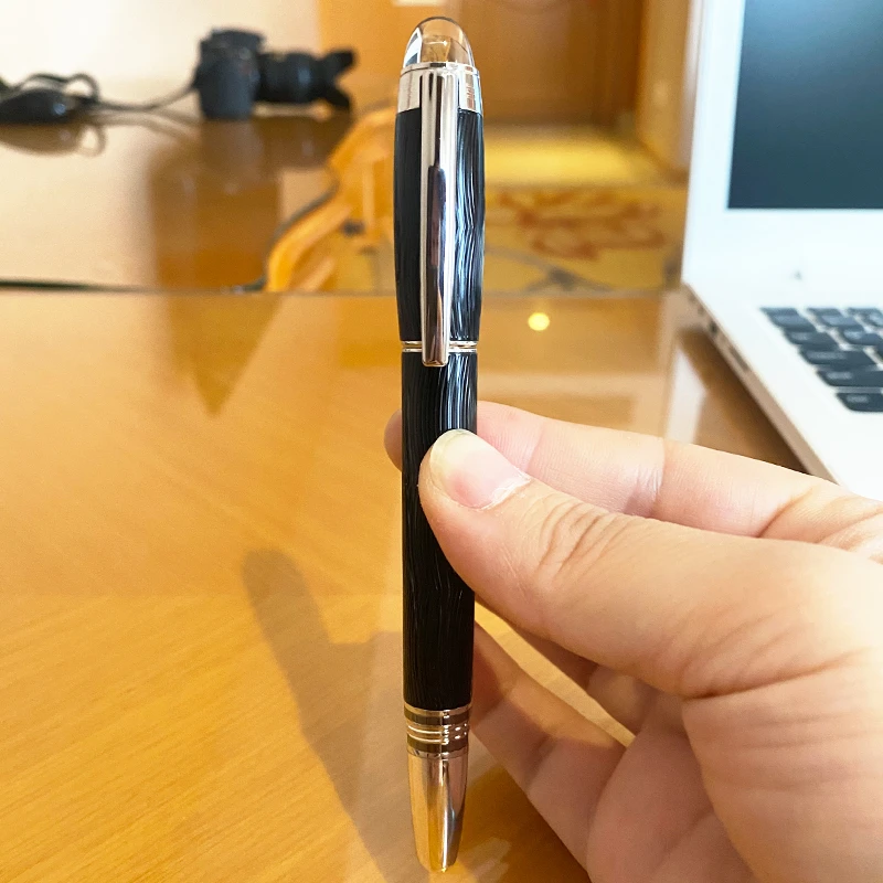 

100% Brand New Luxury Black Classic Fountain Ballpoint Pen Signature Pen Office School Writing Supplies Office Stationery 055231