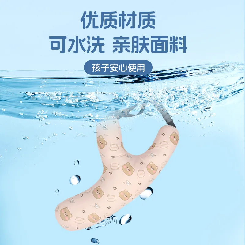 어린이용 차량 수면 베개, 차량 목 베개 어깨 베개, 차량 뒷좌석 벨트 목 보호대