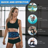 EMS Muscle Stimulator Abdominal Toning Belt Smart Muscle Toner Recharge Body Shaping Massage Belt Weight Loss Fitness Equipment - Image 5