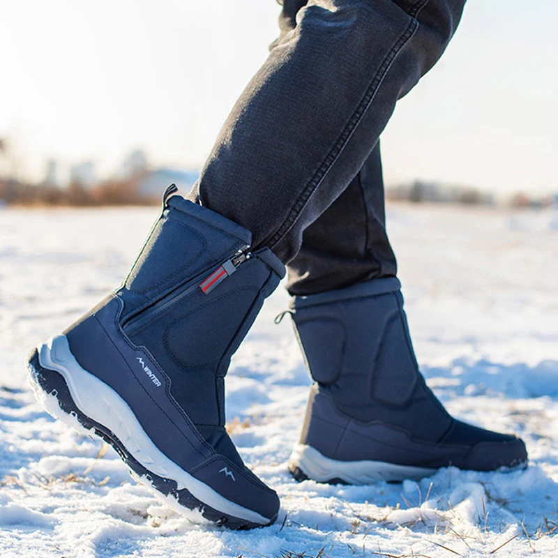 

Men's Winter Boots 2023 Winter Shoes Men Snow Boots waterproof non-slip thick fur warm unisex Women Winter Boots for -40 degrees