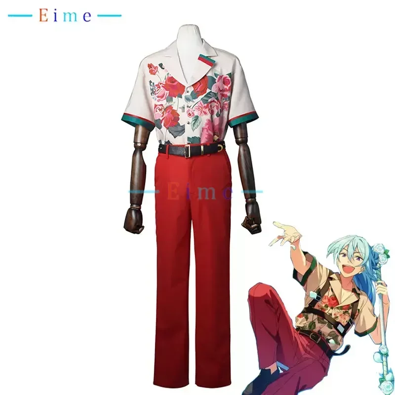 Spiel Ensemble Sterne Hibiki Wataru Cosplay Kostüm Anime Kleidung Freizeit kleidung Hemd Hosen Halloween Party Uniformen nach Maß