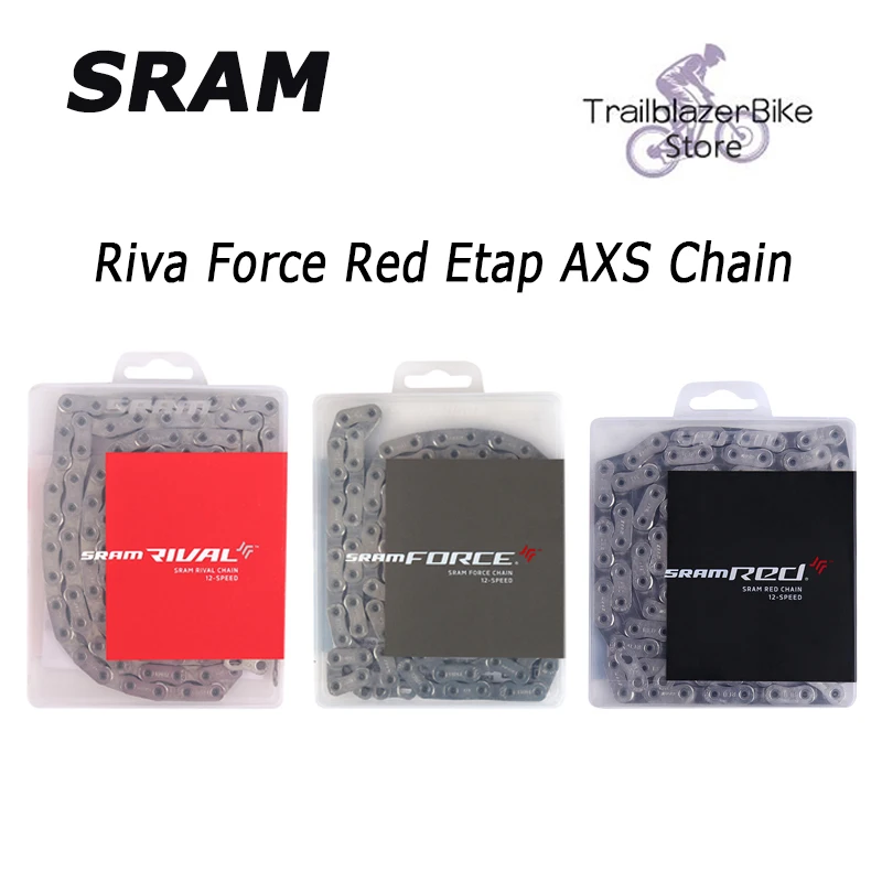 

SRAM RIVAL FORCE RED ETAP AXS D1 Chain Road Bike 12 Speed Chain 114L 120 Links With Power Lock Bicycle Part