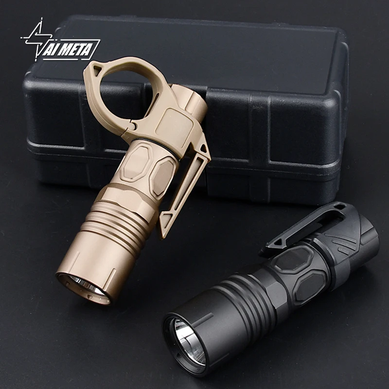 

PLHV2 Pistol Hand held Flashlight Modlit Mark Tactical Switch Back Ring Metal LED Scout Light Airsoft Hunting Weapon Accessories