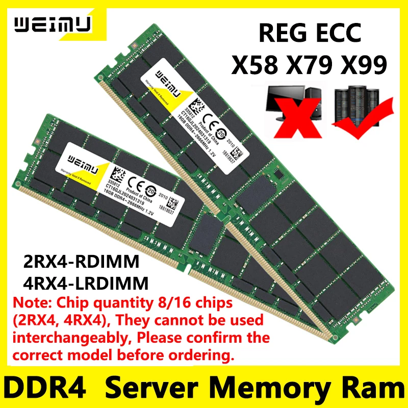 DDR4-8GB-16GB-32GB-64GB-REG-ECC-Server-Memory-Ram-PC4-1-2V-288Pin-2133 ...