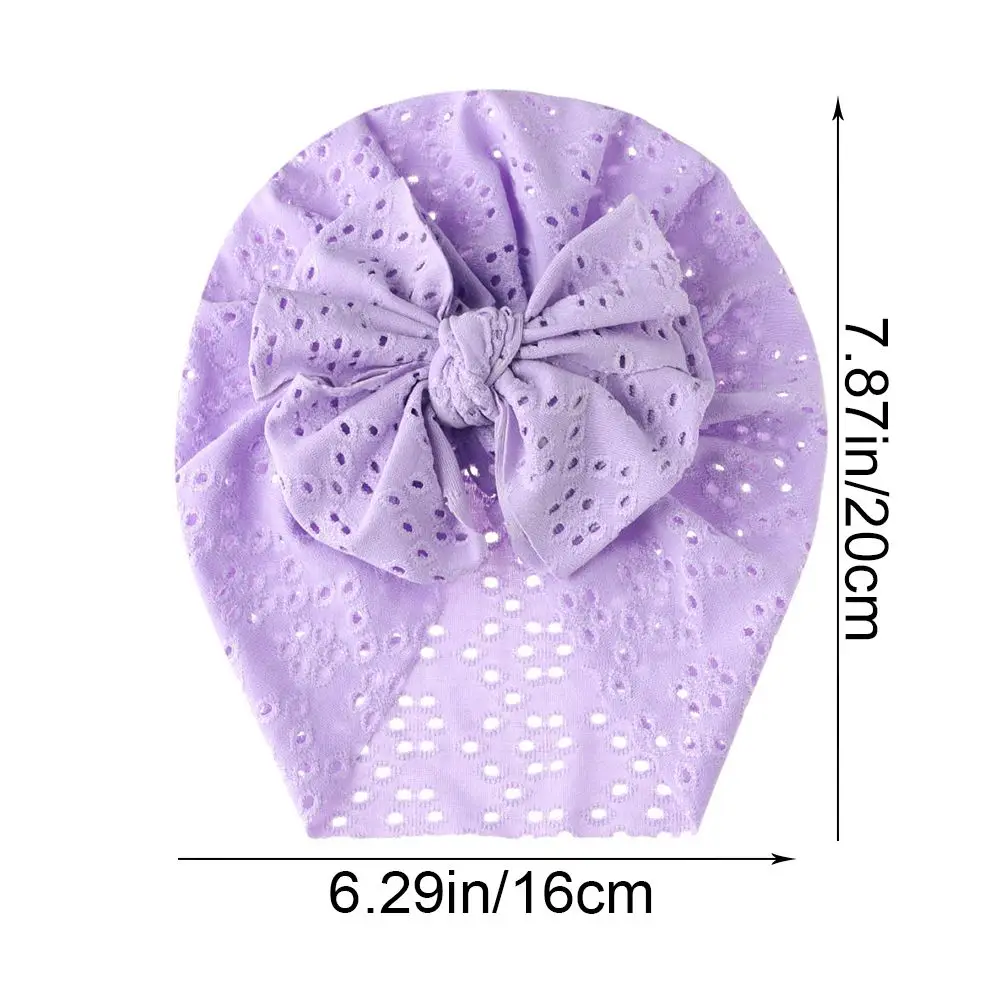 Girl Boy Summer Baby Newborn Infant Toddler Baby Bonnet Cap Beanies Cap Big Bowknot Turban Headwrap