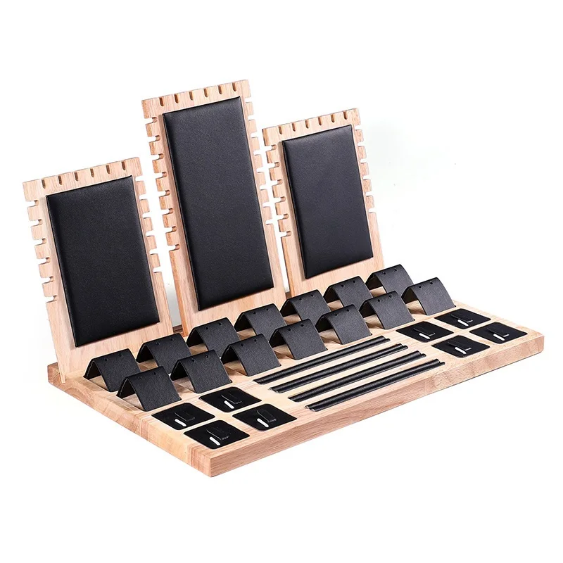 Jewelry Display Tray Set with Multiple Compartments for Necklace, Bracelet, Earrings &a... - SKU JDTS2123 - UGI Packaging