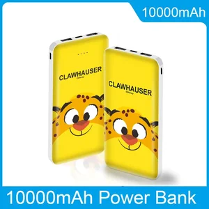 10000mAh Portable Mini Power Bank Fashion Cartoon Pattern Power Bank External Battery Pack Ultra Slim Poverbank For Smart Phone