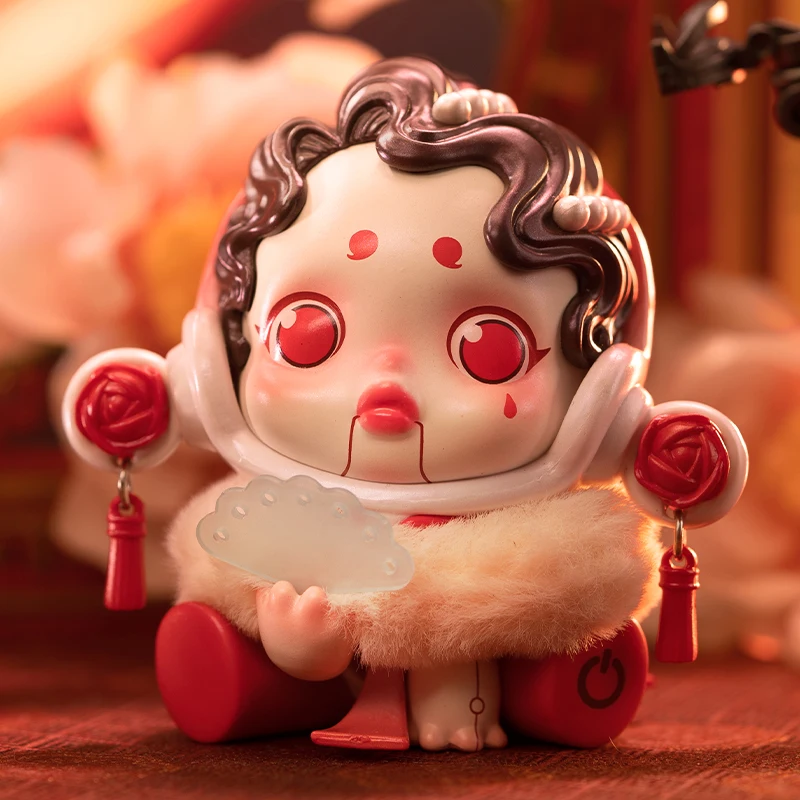 POPMART подтвердите стиль Skullpanda City of Night Series глухая коробка игрушки Аниме Фигурка Kawaii