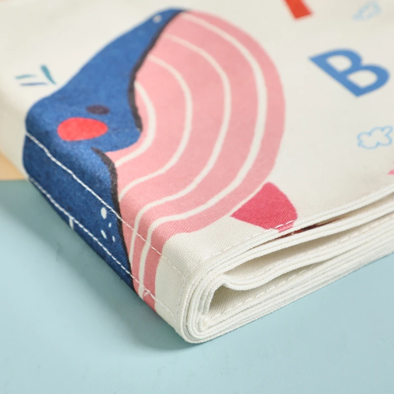 Baby Montessori Spielzeug Tier Tuch Sensorischen Buch Baby Cartoon Tier Erkenntnis Weiche Buch mit Spiegel Frühen Lernen Spielzeug – Detail 24