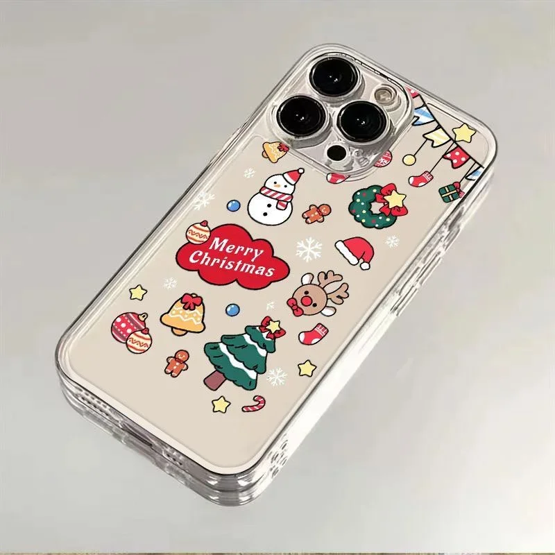 Festive Christmas Tree TPU Phone Case Cover