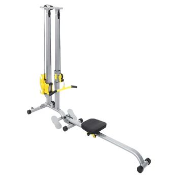Unisex Station for Home Gym Multifunctional Equipmentfor Full Body Workout Fitness Rack Modes/Height Adjustable W/Backrest 3