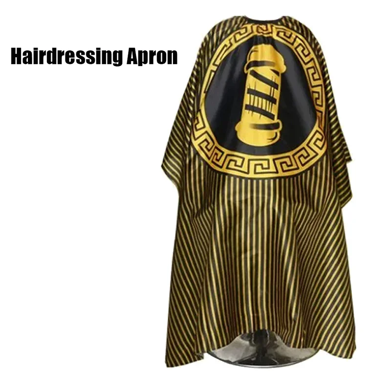 Hairdressing Coth Pattern Cutting Hair Waterproof Cloth Salon Barber Cape Professional Hair Stylist Retro Aprons Haircut Cape