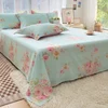 Bonenjoy 100% Cotton Bedsheet Floral Style Flat Sheet Skin-friendly Bed Linen Home Adults Kids Sheets (Pillowcase Need Order) 1