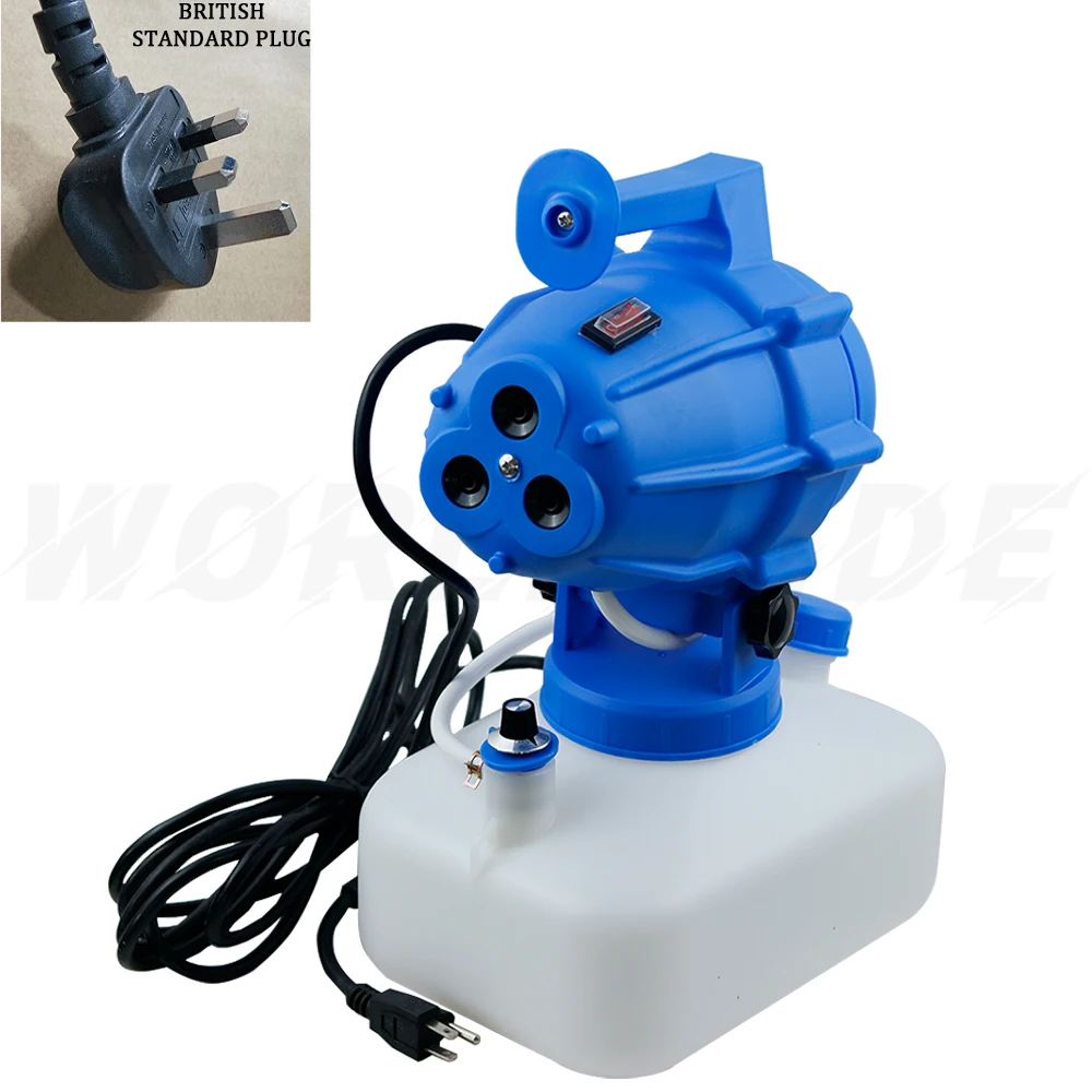 Elektrisches Sprühgerät mit extrem geringer Kapazität, Zerstäubungs-Desinfektionsmaschine, Desinfektion, Wasserbekämpfung, Drogen, Virus, Formaldehyd-Werkzeug, 5 l