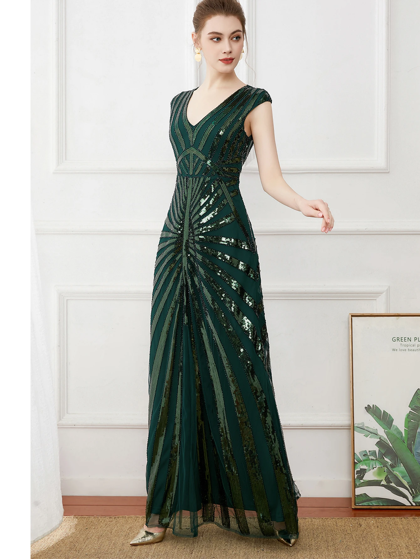 فستان ماكسي ترتر سهرة زفاف