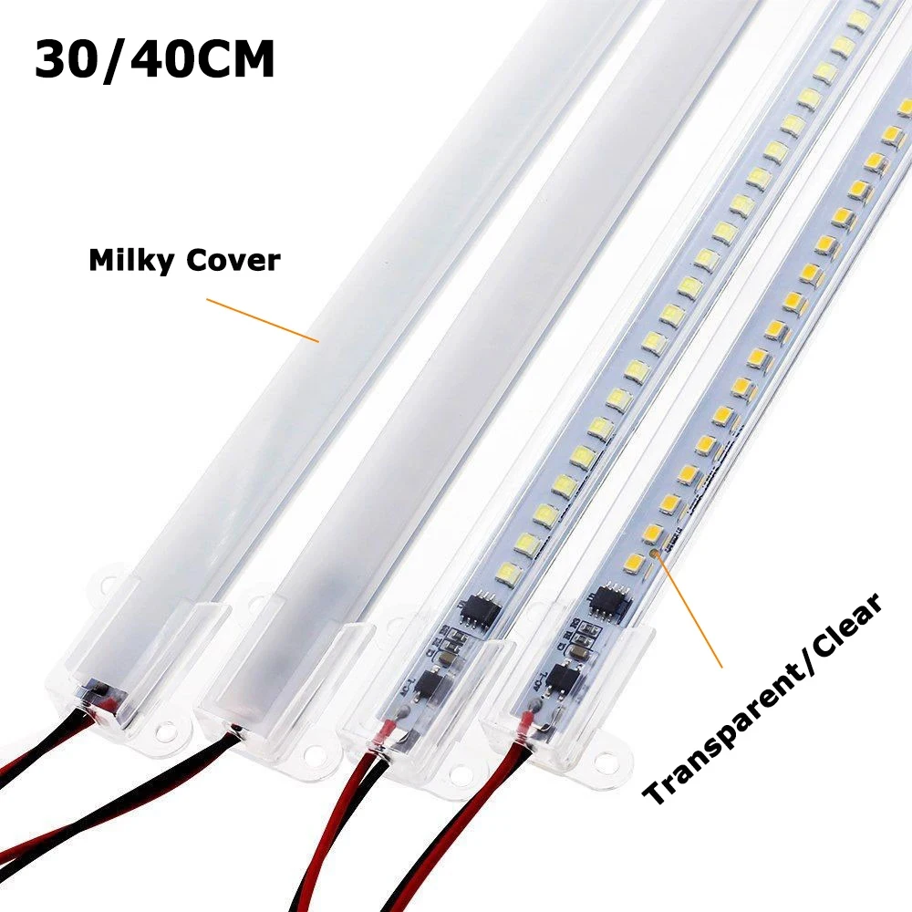 30/40cm LED Rigid Light Strip High Brightness Waterproof LED Fluorescent Floodlight Tube For Bar Industries Showcase