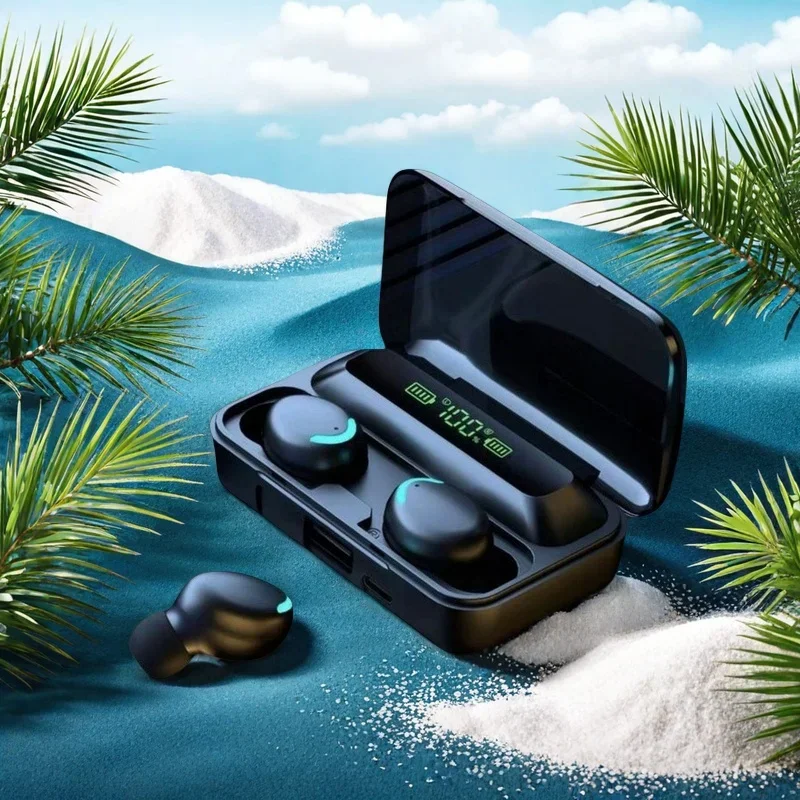 Écouteurs Bluetooth 9D stéréo haute basse Sport écouteurs mains libres contrôle tactile Tws écouteurs sans fil casque étanche