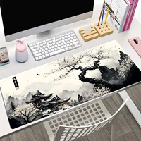 Landscape ink painting Mouse Pad Desk Pad Mouse Mat Game Mouse pad Gift Mouse Pad Anti-Slip Rubber Base Extended Keyboard Pad 1