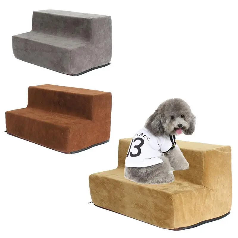 

Story Pet Dog Toys Stair Steps Dog Cat Stairs Removable Washable Deer Velvet Holster Stairs For Small Puppy Dogs Cats 20E