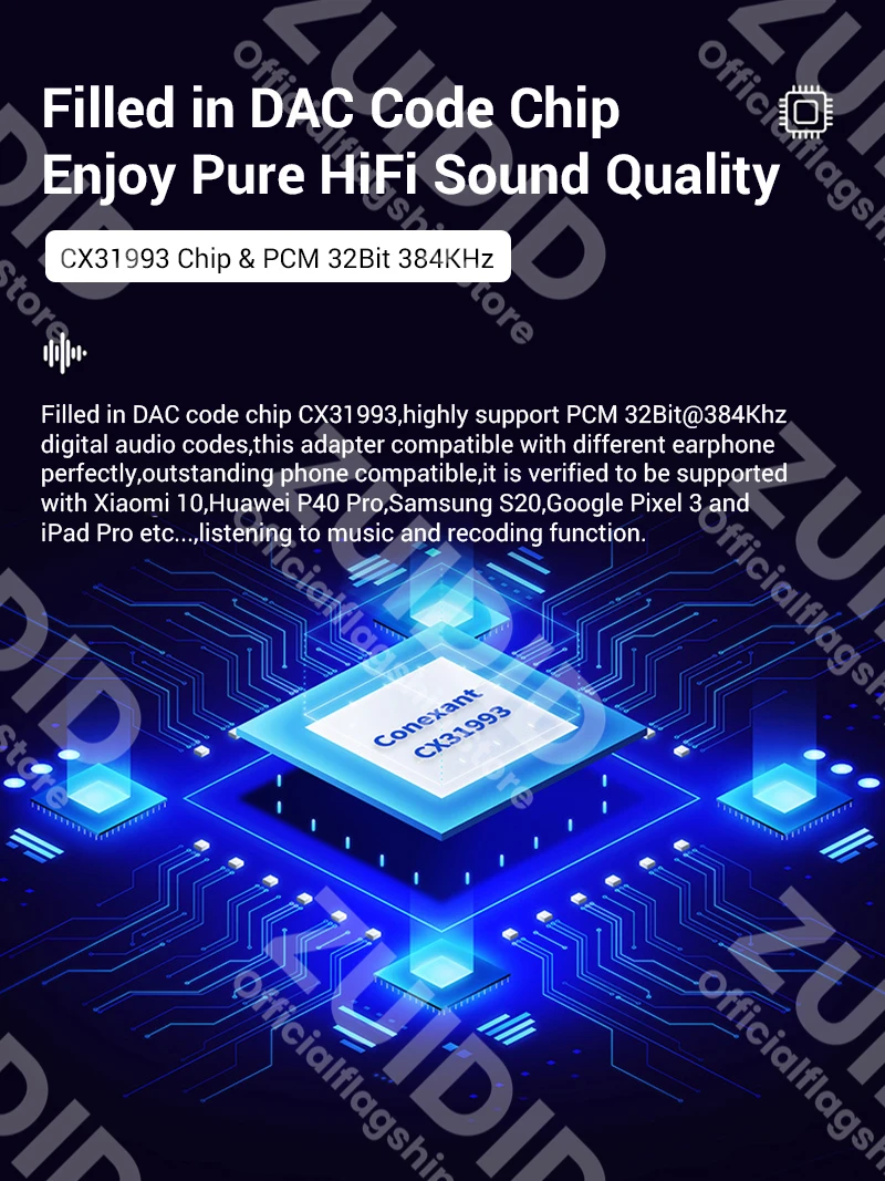 32Bit 384KHz HiFi USB Type C to 3.5mm Audio Adapter Hi-Res DAC Digital Decoder Headphone Jack AUX Converter for iPad Pro Samsung