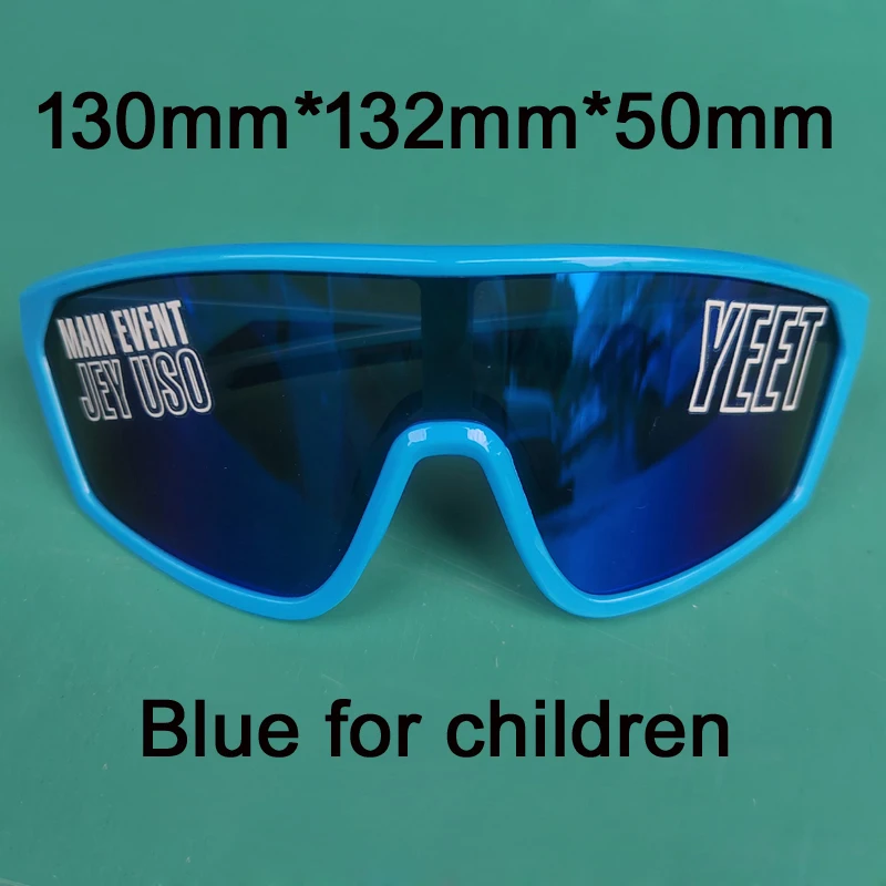 Yeet Red Shades Jey Uso Adult Sunglasses - Main Event Replica Motorcycle Style