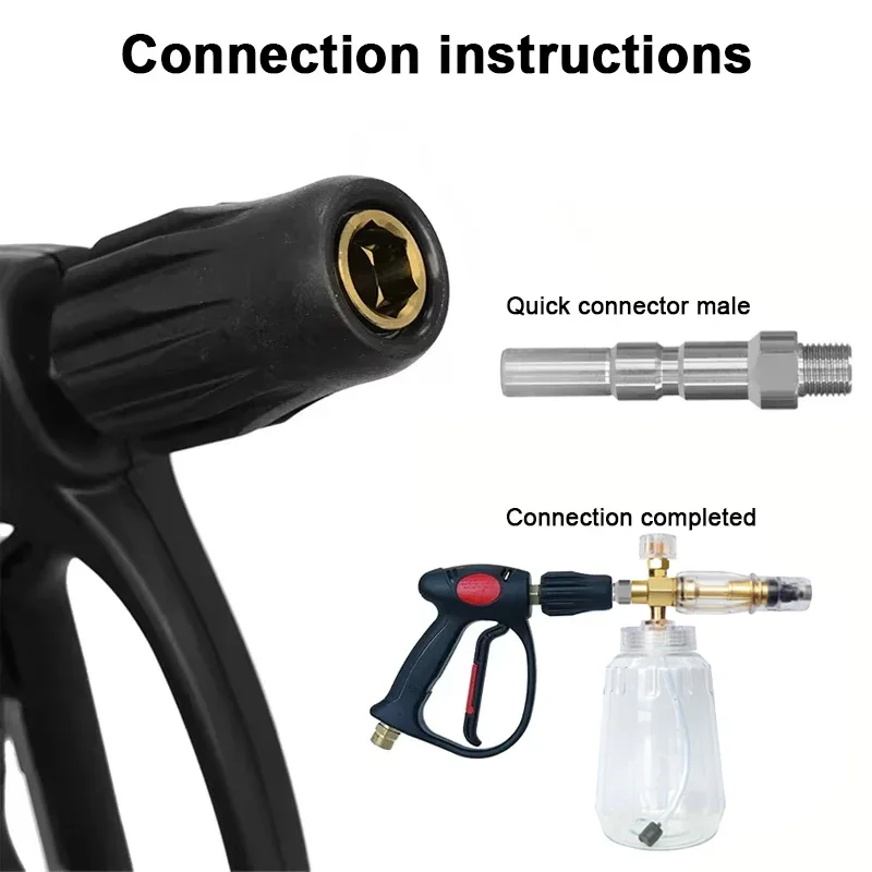 닐피스크 고압세척기용 투명 스노우 폼 캐논, 셀프 서비스 세차용 고압 폼 분사기