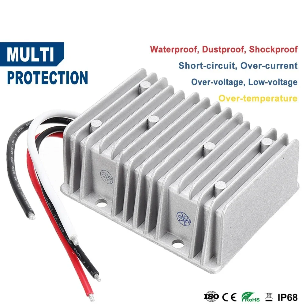 Manufacturer 36v 48v to 12v Dc Dc Step Down Converter Buck Module DC  Transformer 1- 100A Voltage Regulator 36V48V(30-60V) to 12V 4A isolated power transformer step-down modu